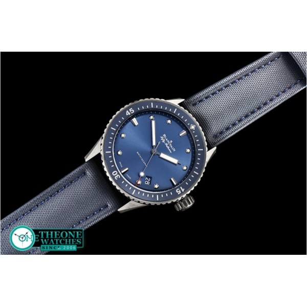 Blancpain - Fifty Fathoms Bathyscaphe TI/NY Blue ZF Asia 23J