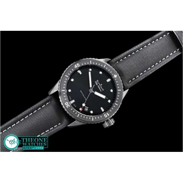 Blancpain - Fifty Fathoms Bathyscaphe SS/NY Black GF Asia 23J