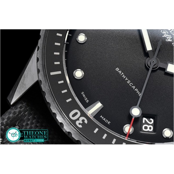 Blancpain - Fifty Fathoms Bathyscaphe SS/NY Black GF Asia 23J