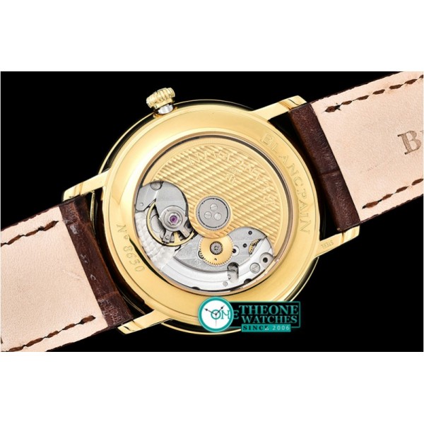 Blancpain - Villeret Ref.6651 YG/LE White/Roman ZF Miyota 9015 Mod