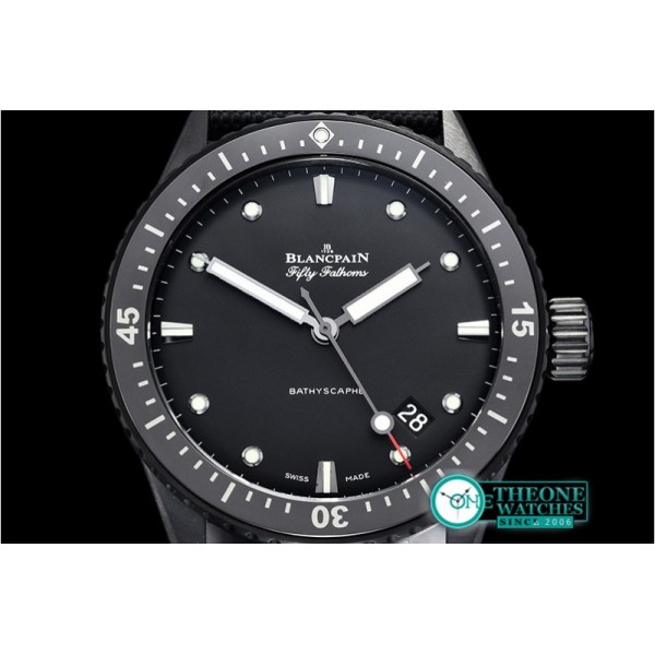 Blancpain - Fifty Fathoms Bathyscaphe DLC/NY Black ZF Asia 23J Mod