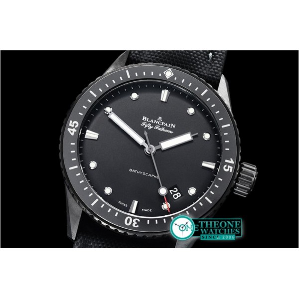 Blancpain - Fifty Fathoms Bathyscaphe DLC/NY Black ZF Asia 23J Mod