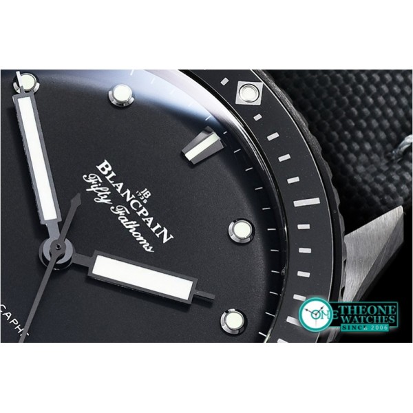 Blancpain - Fifty Fathoms Bathyscaphe DLC/NY Black ZF Asia 23J Mod