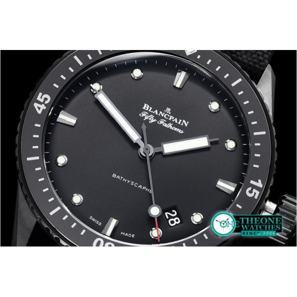 Blancpain - Fifty Fathoms Bathyscaphe DLC/NY Black ZF Asia 23J Mod