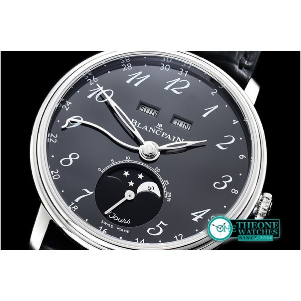 Blancpain - Villeret Complications SS/LE Blk/Num OMF Miyota 9015