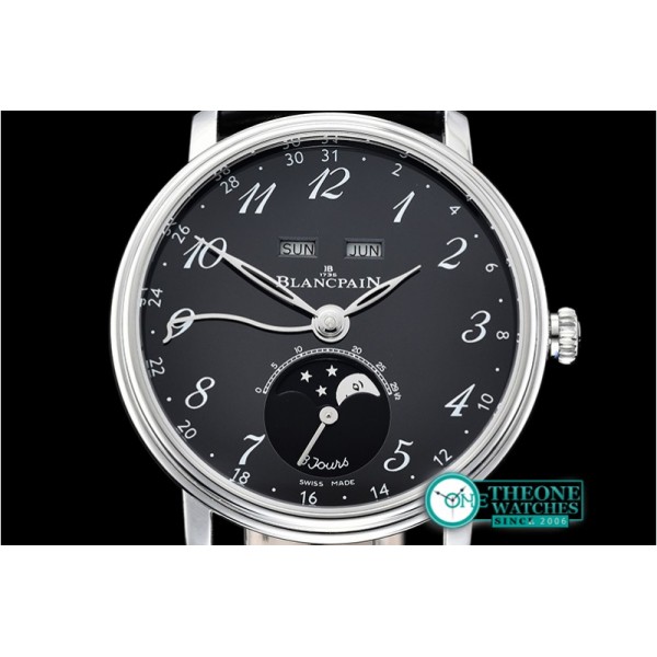 Blancpain - Villeret Complications SS/LE Blk/Num OMF Miyota 9015