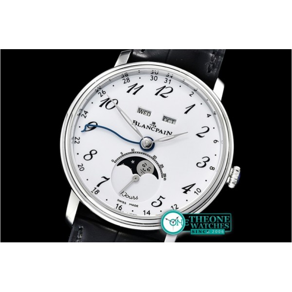 Blancpain - Villeret Complications SS/LE Wht/Num OMF Miyota 9015