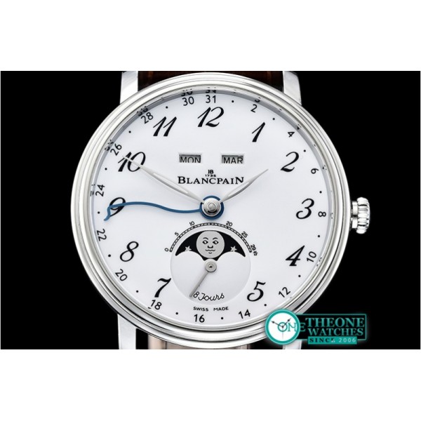 Blancpain - Villeret Complications SS/LE Wht/Num OMF Miyota 9015