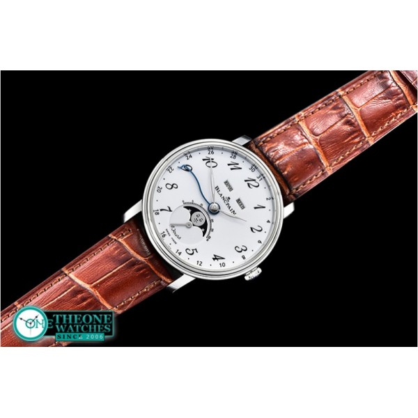 Blancpain - Villeret Complications SS/LE2 Wht/Num OMF Miyota 9015