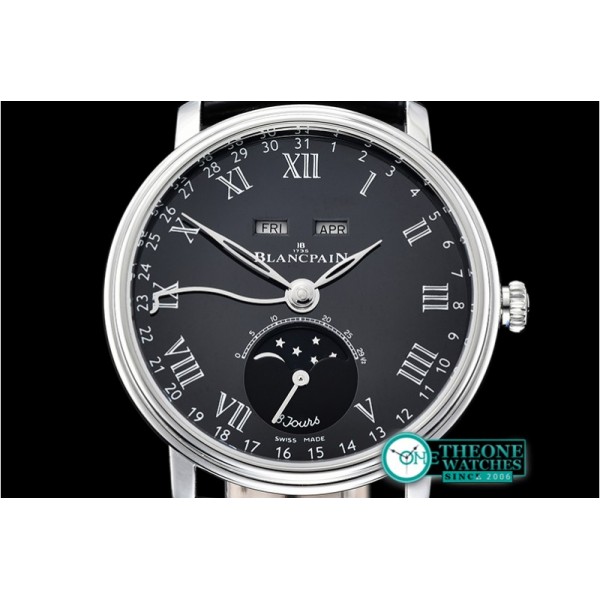 Blancpain  -  Villeret Complications SS/LE Blk/Rmn OMF Miyota 9015