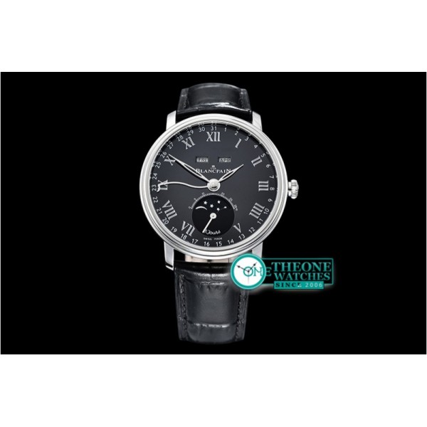 Blancpain  -  Villeret Complications SS/LE Blk/Rmn OMF Miyota 9015