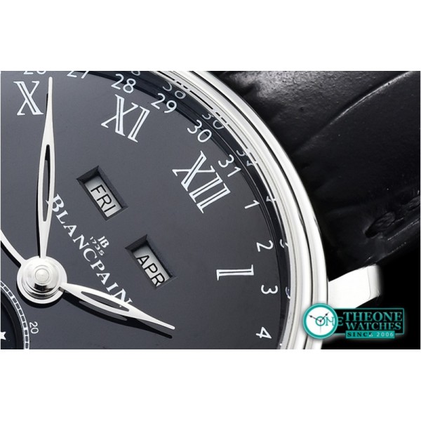 Blancpain  -  Villeret Complications SS/LE Blk/Rmn OMF Miyota 9015