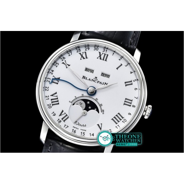 Blancpain - Villeret Complications SS/LE Wht/Rmn OMF Miyota 9015