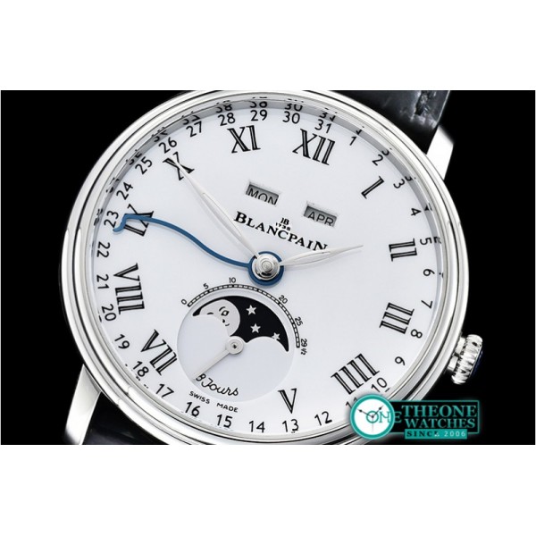 Blancpain - Villeret Complications SS/LE Wht/Rmn OMF Miyota 9015