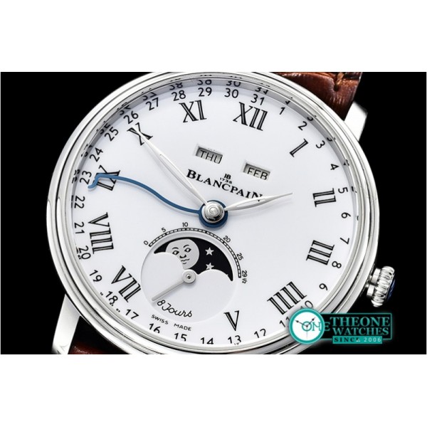 Blancpain - Villeret Complications SS/LE2 Wht/Rmn OMF Miyota 9015