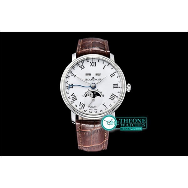 Blancpain - Villeret Complications SS/LE2 Wht/Rmn OMF Miyota 9015