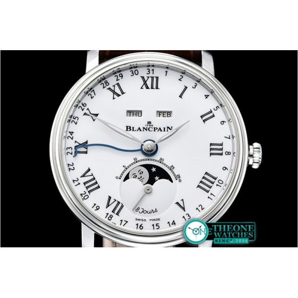 Blancpain - Villeret Complications SS/LE2 Wht/Rmn OMF Miyota 9015
