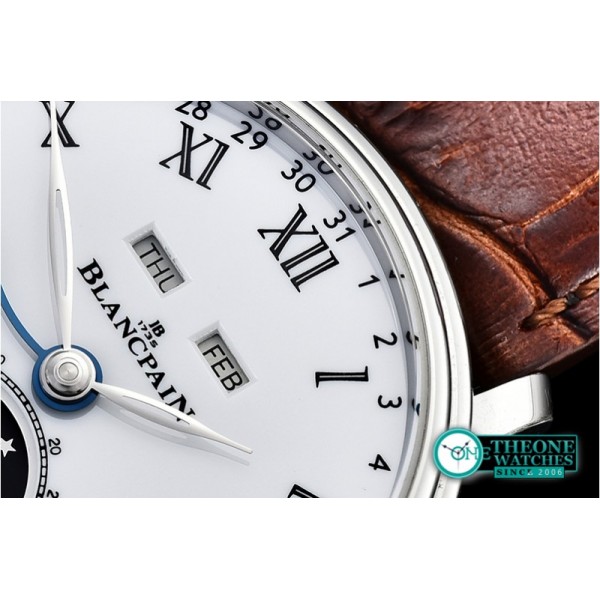 Blancpain - Villeret Complications SS/LE2 Wht/Rmn OMF Miyota 9015