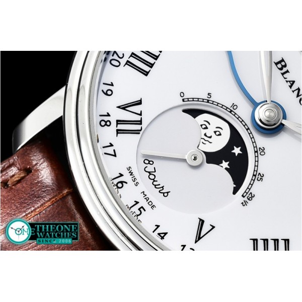 Blancpain - Villeret Complications SS/LE2 Wht/Rmn OMF Miyota 9015