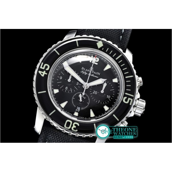 Blancpain - Fifty Fathoms Flyback Chrono SS/NY Black OMF Asia 7750