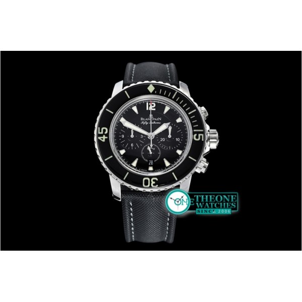 Blancpain - Fifty Fathoms Flyback Chrono SS/NY Black OMF Asia 7750