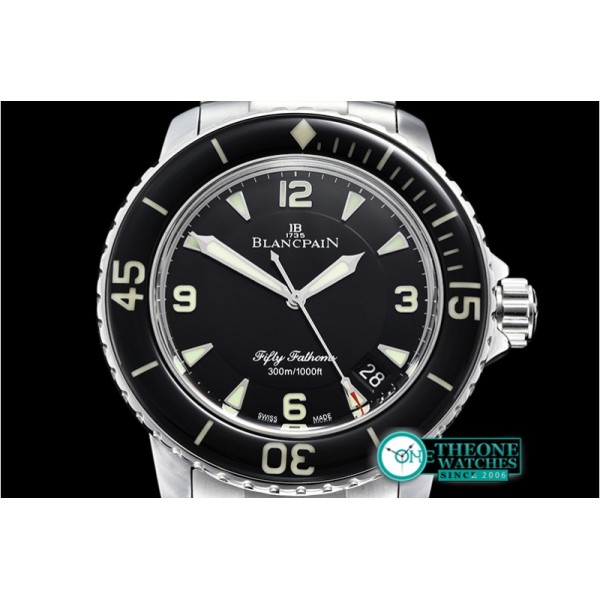 Blancpain - Fifty Fathoms Black SS/SS Black ZF Asia 2836