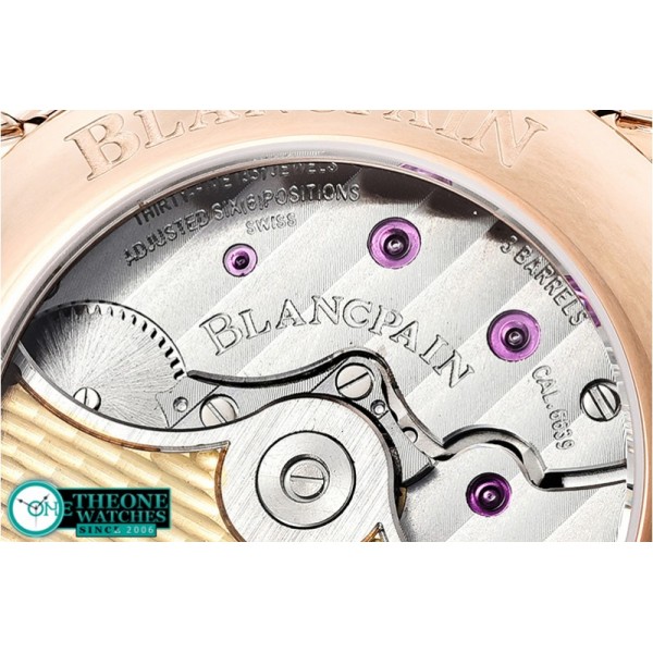 Blancpain - Villeret Complications RG/LE Wht/Num OMF Miyota 9015