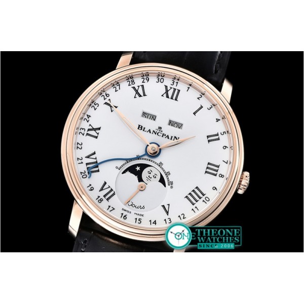 Blancpain - Villeret Complications RG/LE Wht/Rmn OMF Miyota 9015