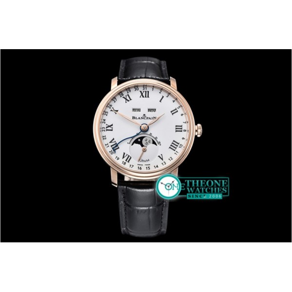 Blancpain - Villeret Complications RG/LE Wht/Rmn OMF Miyota 9015