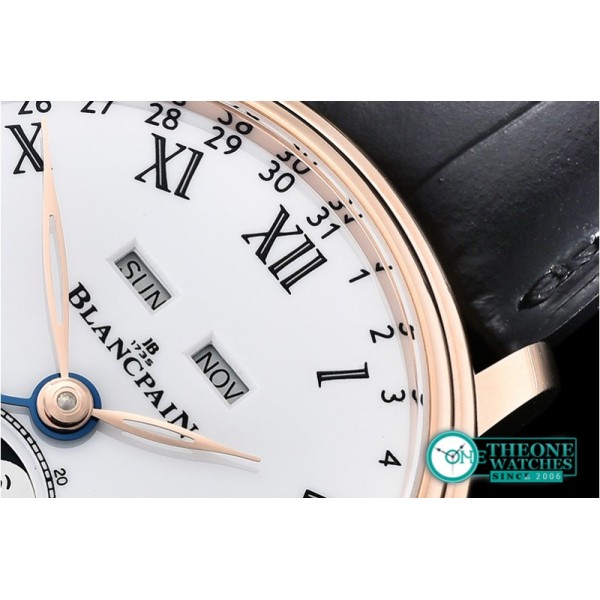 Blancpain - Villeret Complications RG/LE Wht/Rmn OMF Miyota 9015