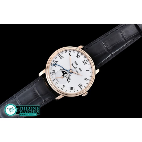 Blancpain - Villeret Complications RG/LE Wht/Rmn OMF Miyota 9015