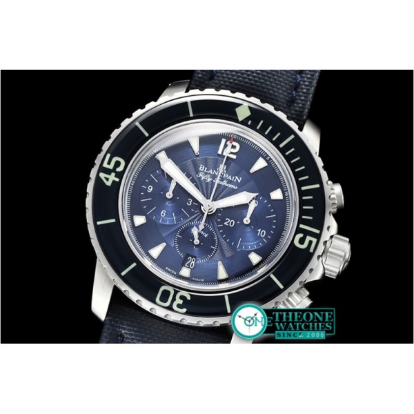 Blancpain - Fifty Fathoms Flyback Chrono SS/NY Blue OMF Asia 7750