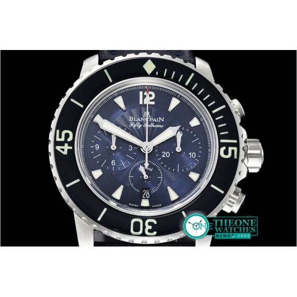 Blancpain - Fifty Fathoms Flyback Chrono SS/NY Blue OMF Asia 7750