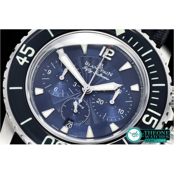 Blancpain - Fifty Fathoms Flyback Chrono SS/NY Blue OMF Asia 7750