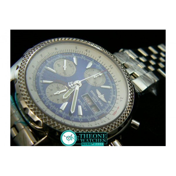 BREITLING BENTLEY GT BRUSHED ASIA 7750 28800BPH BLUE