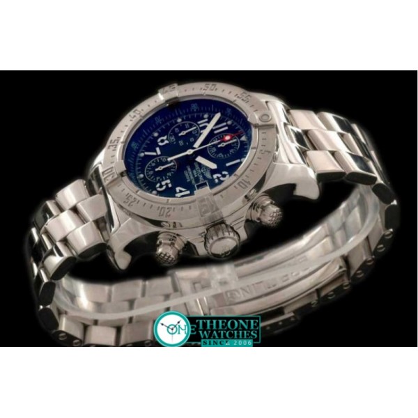 Breitling - Skyland Avenger Chrono SS/SS Blue - Asia 7750