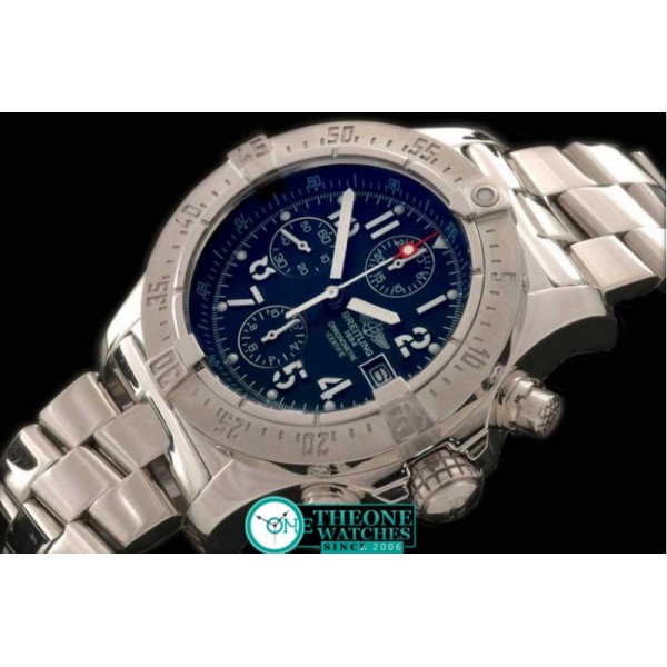 Breitling - Skyland Avenger Chrono SS/SS Blue - Asia 7750