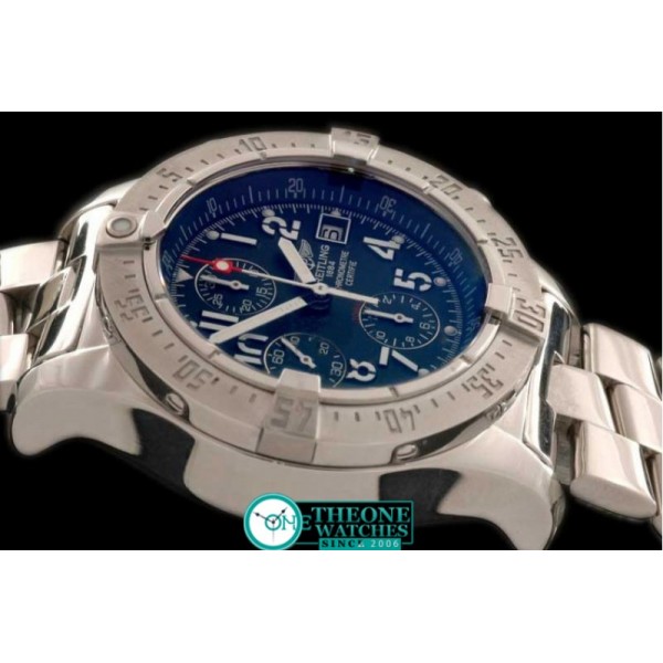 Breitling - Skyland Avenger Chrono SS/SS Blue - Asia 7750