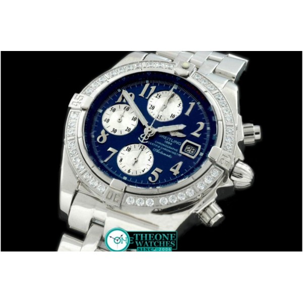 Breitling - Chronomat Evo SS Blue Numeral A-7750 28800