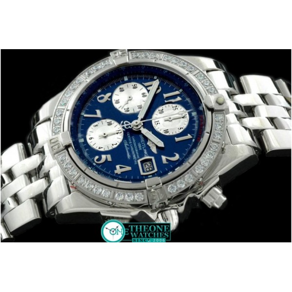 Breitling - Chronomat Evo SS Blue Numeral A-7750 28800