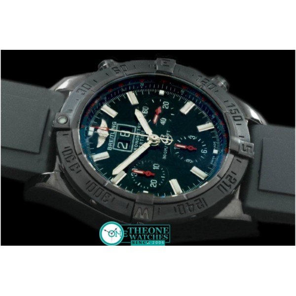 Breitling - 2010 BlackBird Big Date PVD/OD-RU Black A-7750