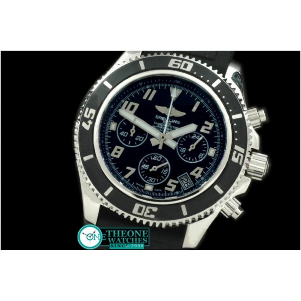 Breitling - Superocean Abyss SS/RU Black/White Jap Num OS20