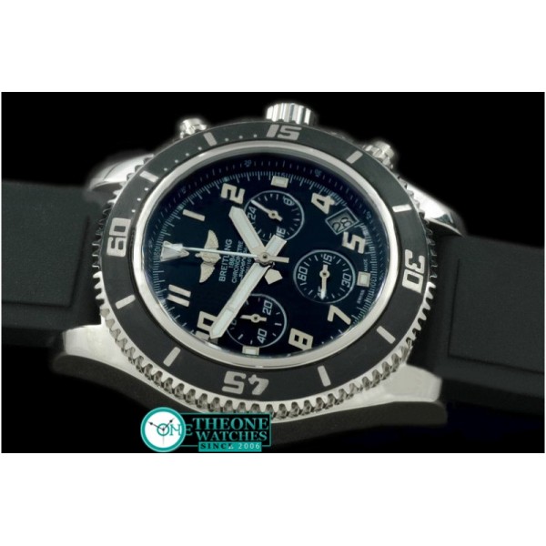 Breitling - Superocean Abyss SS/RU Black/White Jap Num OS20