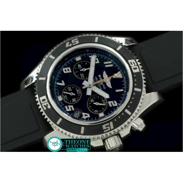 Breitling - Superocean Abyss SS/RU Black/Ylw Jap Num OS20