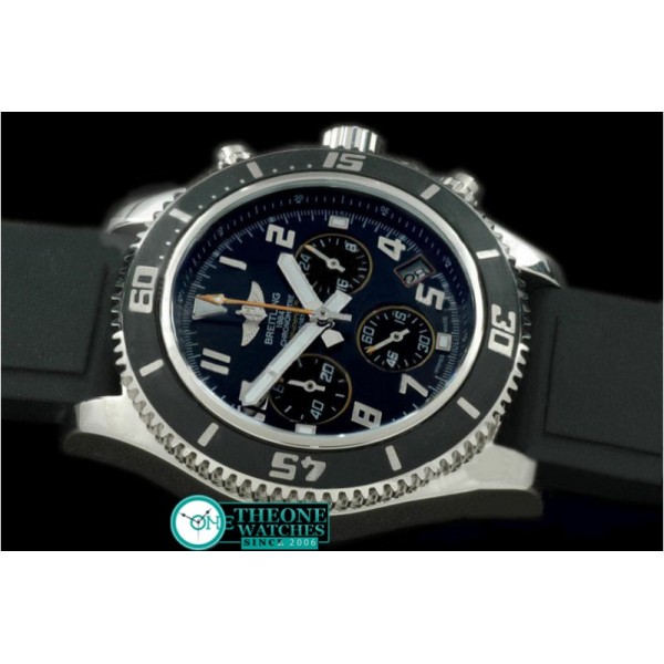 Breitling - Superocean Abyss SS/RU Black/Ylw Jap Num OS20