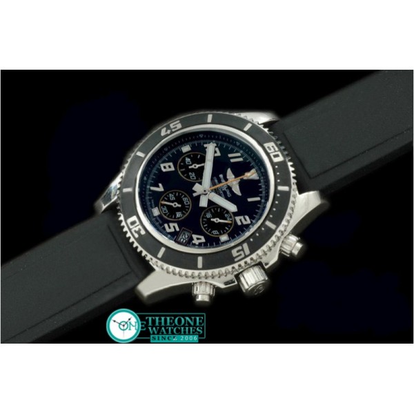 Breitling - Superocean Abyss SS/RU Black/Ylw Jap Num OS20