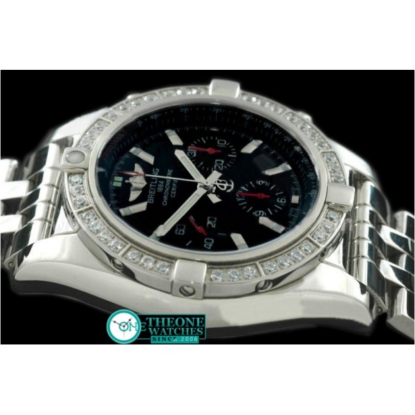 Breitling - Chronomat B01 TT SS/SS/Diam Black Sticks A-7750