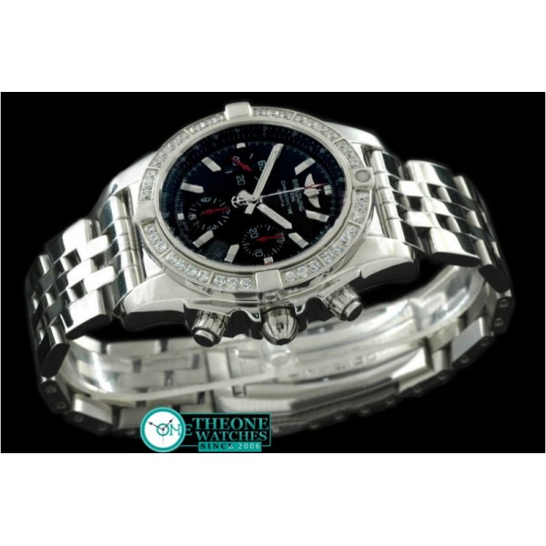 Breitling - Chronomat B01 TT SS/SS/Diam Black Sticks A-7750