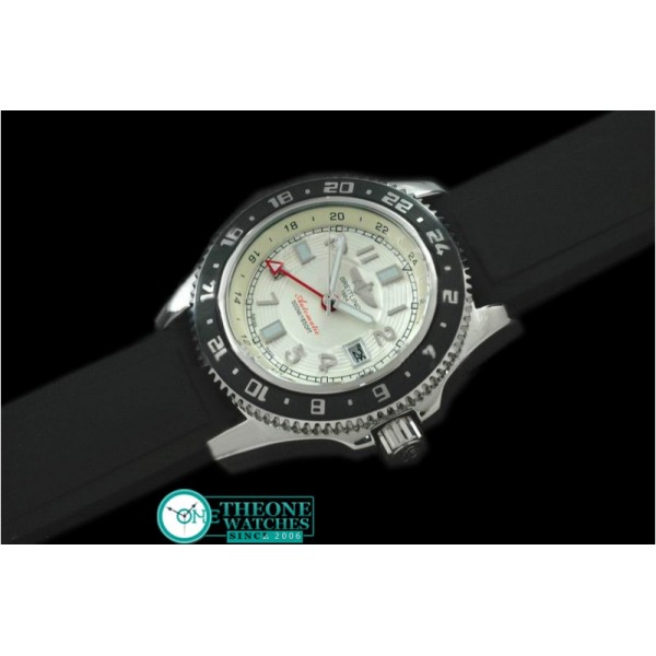 Breitling - Abyss GMT SS/RU White Asian 2813