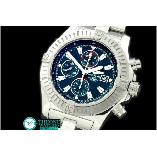 Breitling - 2010 Super Avenger SS/SS Black A-7750 28800